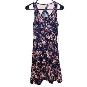 NWT We Wander womens floral sporty dress built in shorts XS